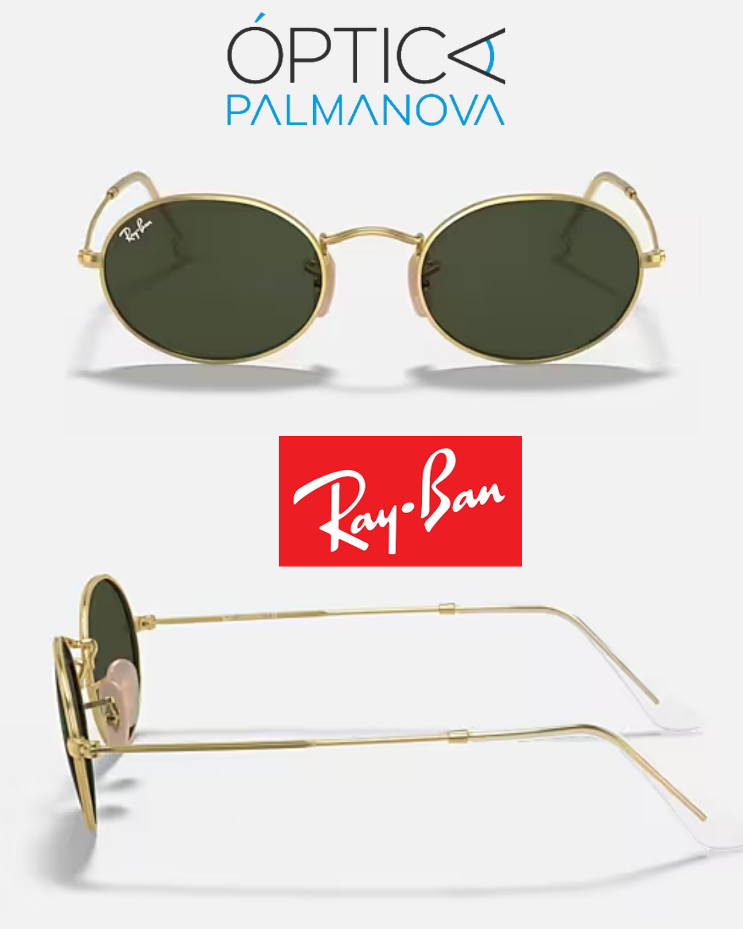 Ray Ban LIMITED EDITION Oval metal