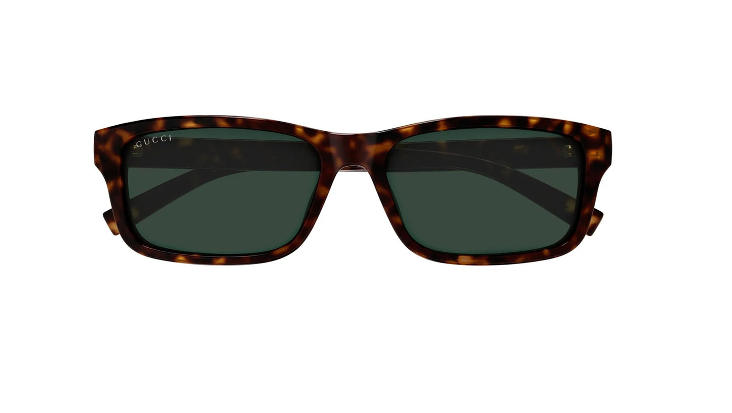 Gucci GG1986SA-002 — Gafas de sol havana (lente verde G15)