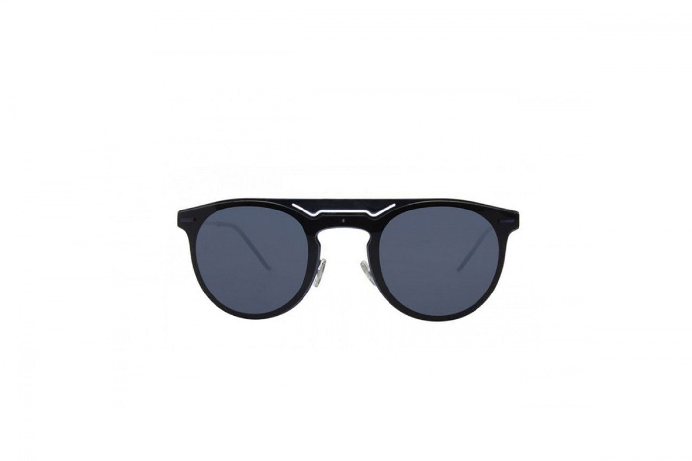 Gafas de sol Dior Homme Dior0211S azul metálico con doble puente y formato de pantalla envolvente, diseño masculino en Óptica Palmanova, Calvià