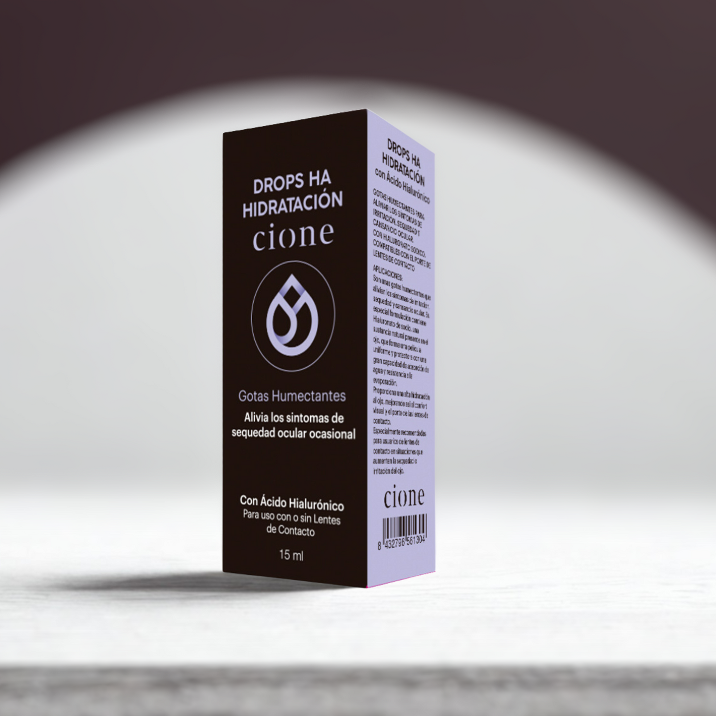 Gotas humectantes Cione Drops HA con ácido hialurónico para hidratación ocular en Calvià