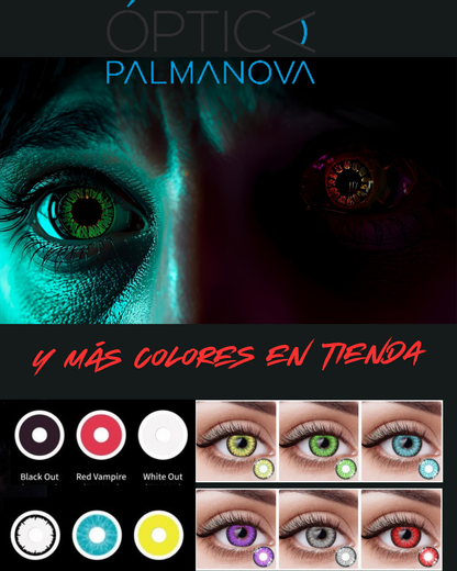 Lentes cosméticas Halloween Carnaval - Lentillas sin graduación