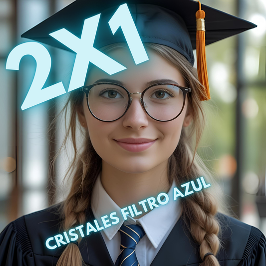 Cristales graduados con filtro azul para protección visual en estudiantes de Calvià