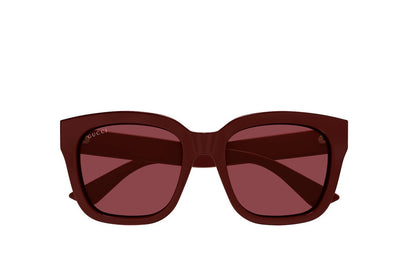 Gucci GG1338S-007 — Gafas de sol burdeos (lente roja)