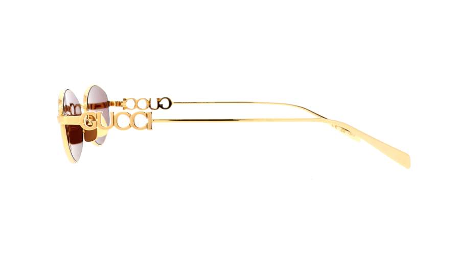 Gucci GG1802S-002 — Gafas de sol oro (lente roja espejo plata)