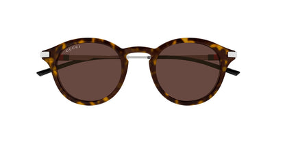 Gucci GG1890S-002 — Gafas de sol havana y plata (lente marrón espejo)