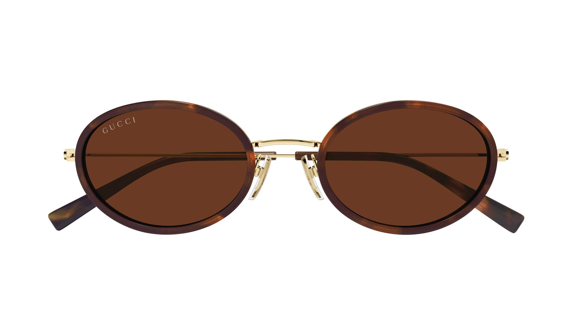 Gucci GG1980S-002 — Gafas de sol havana y oro (lente marrón)