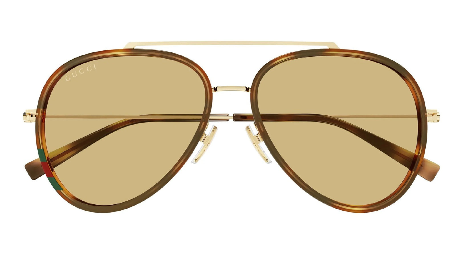 Gucci GG1981S-002 — Gafas de sol havana y oro (lente naranja)