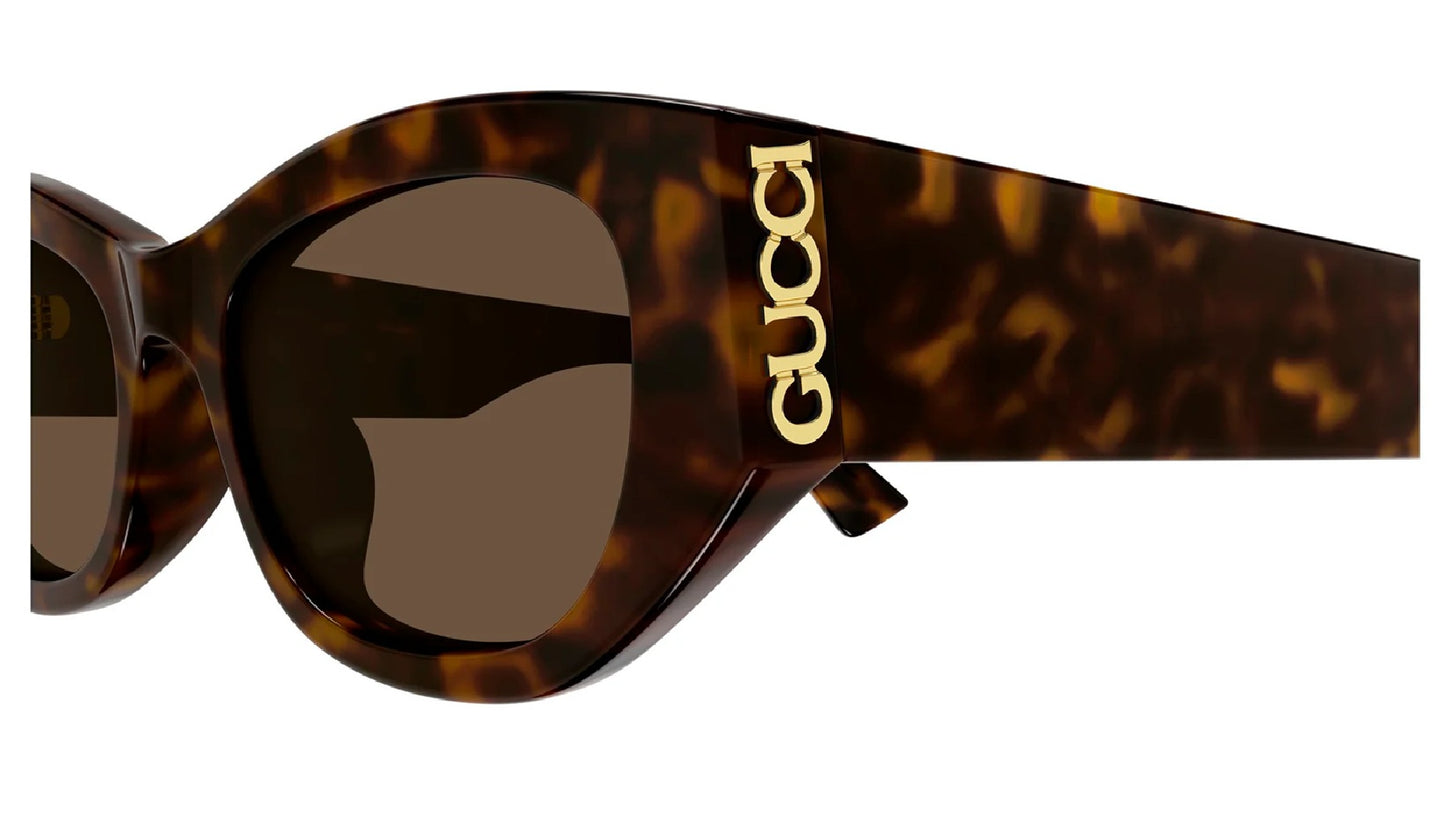 Gucci GG2044SA-002 — Gafas de sol havana (lente marrón)