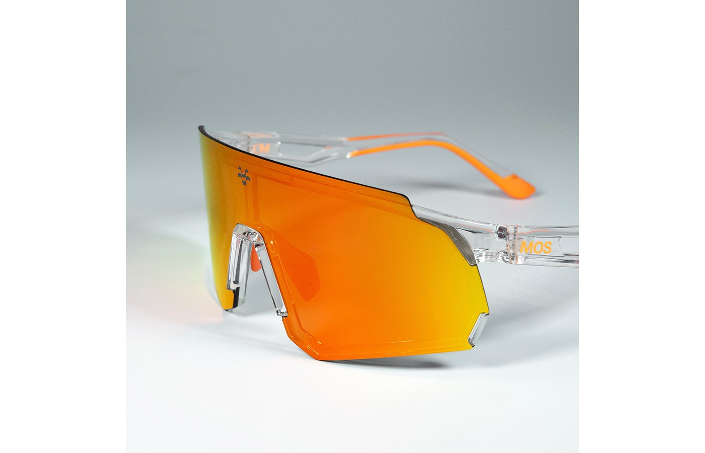 MOS Menorca Fluor - Gafas de sol deportivas (lente espejo amarillo)