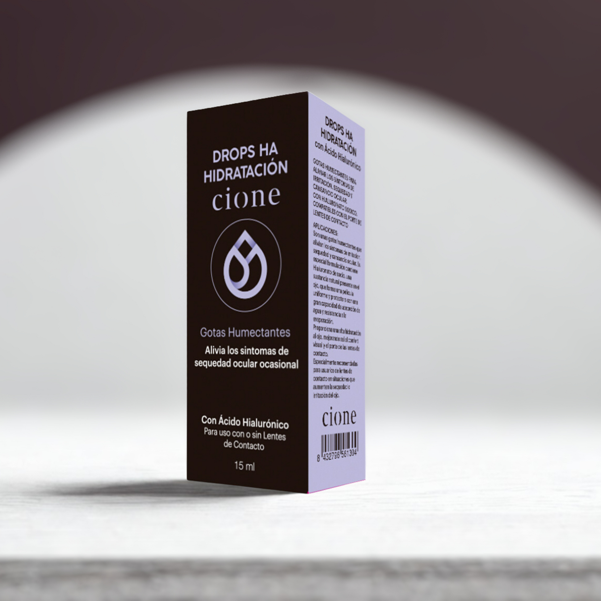 Gotas humectantes Cione Drops HA con ácido hialurónico para hidratación ocular en Calvià