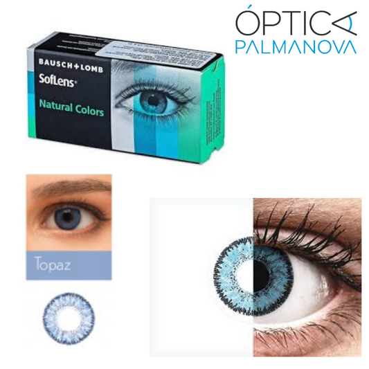 Lentes de contacto mensuales de color Topaz en Calvià