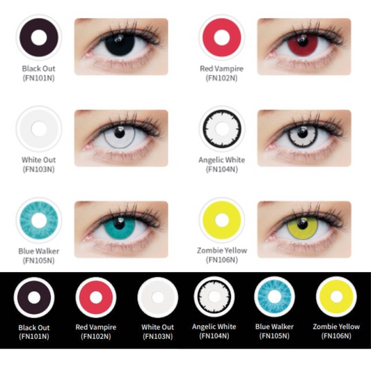Lentillas Halloween ClearColor 1-day Phantom en Calvià para disfraces y eventos