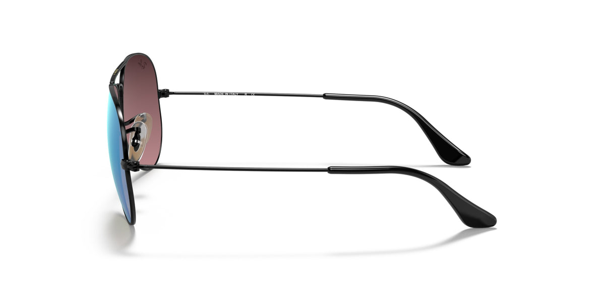 RAYBAN espejo verde 3025 – vista lateral
